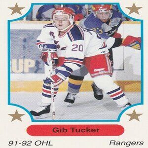 Gib Tucker - 1991 7th Inning Sketch "Tomorrow's Stars Today" Hockey Card